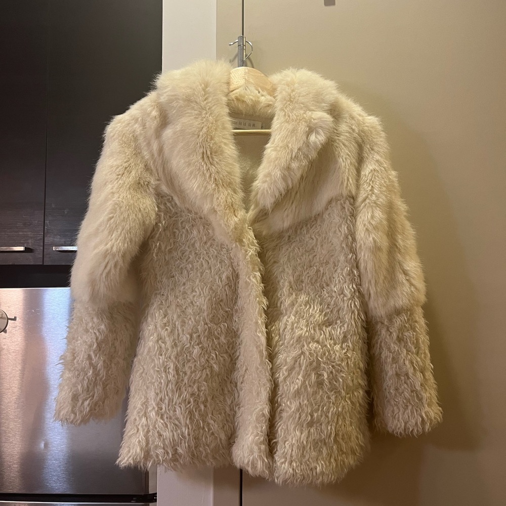 Warm fur coat